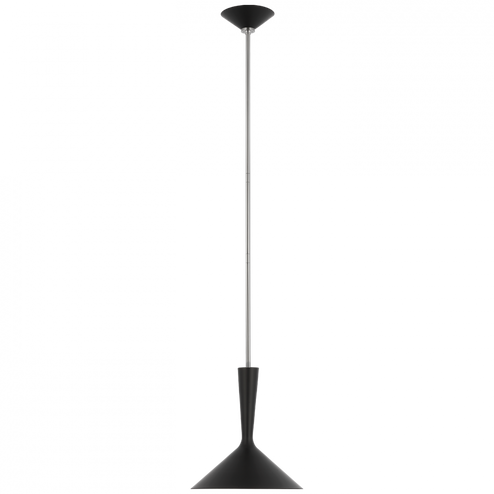 Rosetta Medium Pendant (279|ARN 5540BLK/PN)