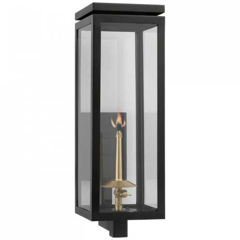 Fresno Medium Bracketed Gas Wall Lantern (279|CHO 2560BLK-CG)