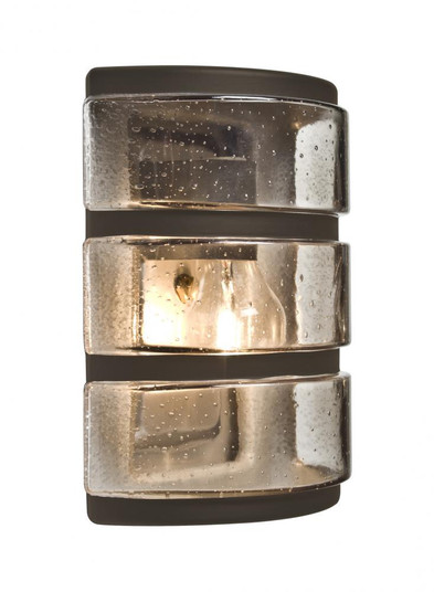 Besa, Aqua Series Post mount, Bronze/Smoke Bubble, 1x75W Medium Base (127|AQUARBH-SM-BR)