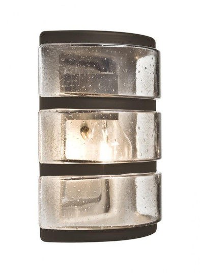 Besa, Aqua Series Post mount, Bronze/Clear Bubble, 1x75W Medium Base (127|AQUARBH-CL-BR)