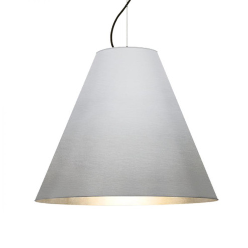 Besa Dylan Cable Pendant, Silver, Black Finish, 1x30W LED (127|1KX-DYLANSL-LED-BK)