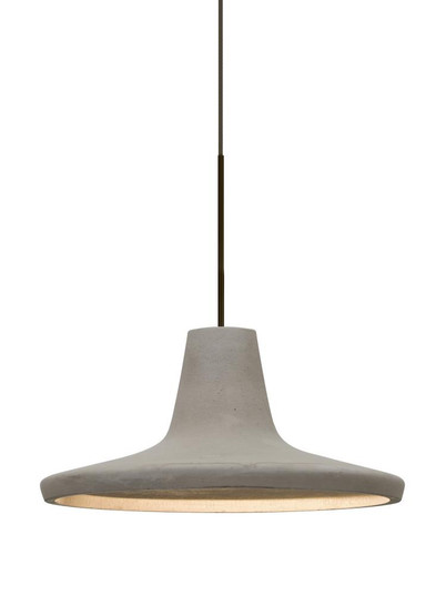 Besa Modus Cord Pendant For Multiport Canopy, Tan, Bronze Finish, 1x9W LED (127|X-MODUSTN-LED-BR)