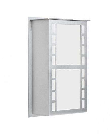 Besa Outdoor Napoli 11 Silver White Acrylic 1x60W B10 (127|NAPOLI11-WA-SL)