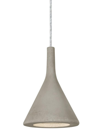 Besa Gala Pendant For Multiport Canopy, Tan, Satin Nickel Finish, 1x9W LED (127|J-GALATN-LED-SN)
