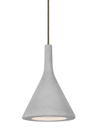 Besa Gala Pendant For Multiport Canopy, Natural, Bronze Finish, 1x9W LED (127|J-GALANA-LED-BR)