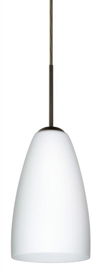 Besa Riva 9 Pendant For Multiport Canopy Bronze Opal Matte 1x75W Medium Base (127|J-151107-BR)