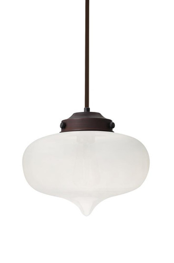 Besa Mira Stem Pendant Bronze Frost 1x4W LED Filament (127|1TT-MIRAFR-EDIL-BR)