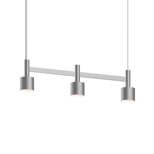 3-Light Linear Pendant w/Drum Shades (107|1783.16-CYL)