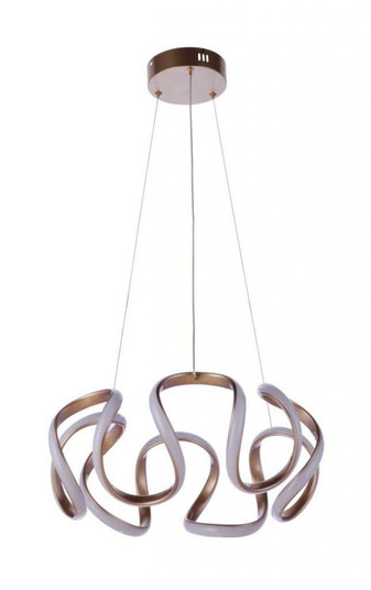 Pulse Dimmable LED Pendant in Chapagne Brass (20|55790-CHB-LED)