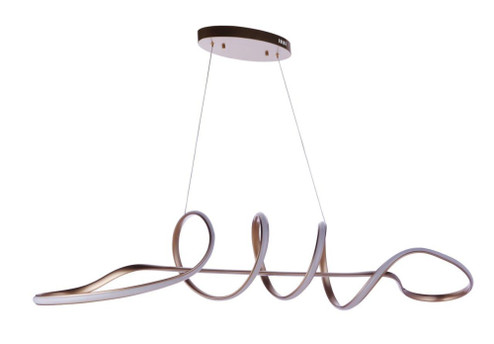 Pulse Dimmable LED Chandelier in Champagne Brass (20|55770-CHB-LED)