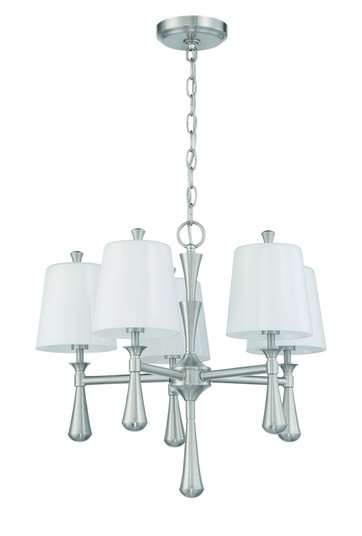 Palmer 5 Light Mini Chandelier in Brushed Polished Nickel (20|57425-BNK)