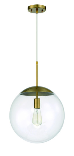 Gaze 1 Light 14'' Pendant in Satin Brass (20|56893-SB)
