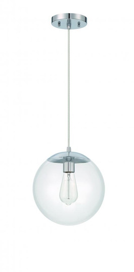Gaze 1 Light 10'' Pendant in Chrome (20|56891-CH)