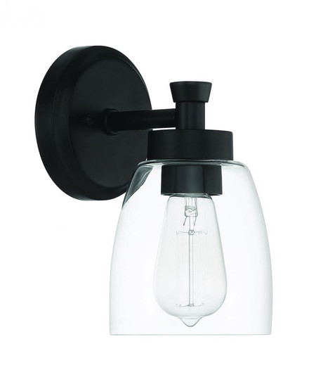Henning 1 Light Sconce in Flat Black (20|12705FB1)