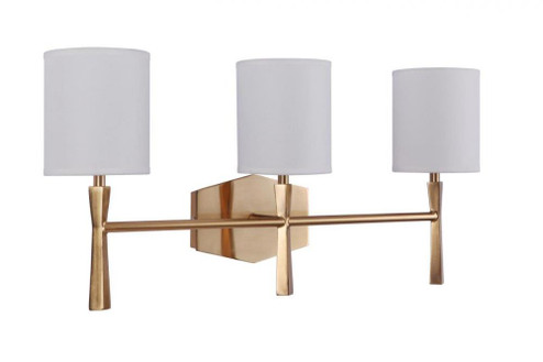 Chatham 3 Light Vanity in Satin Brass (20|16023SB3)