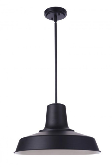 Briscoe 1 Light 18'' Outdoor Pendant in Midnight (20|ZA5711-MN)