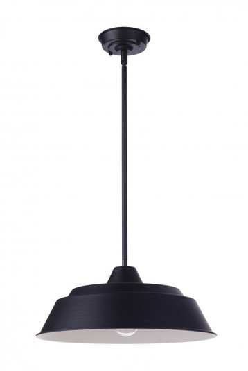 Landmark 1 Light 12'' Outdoor Pendant in Midnight (20|ZA5511-MN)