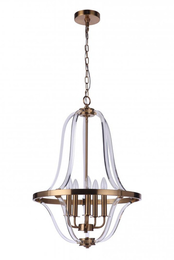 Graclyn 5 Light Foyer in Satin Brass (20|57735-SB)