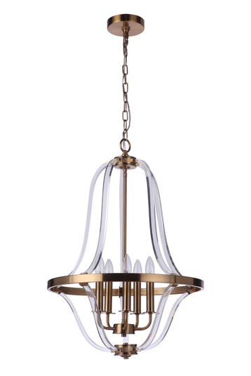 Graclyn 5 Light Foyer in Satin Brass (20|57735-SB)