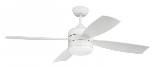 Sebastion 52'' 4-Blade Indoor/Outdoor (Wet) Ceiling Fan in White w/ White Blades (20|SBN52W4)
