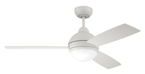 Keen 48'' 3-Blade Ceiling Fan in White w/ Red,Blue,Green/White Blades; Light Kit Included (option (20|KNE48W3)