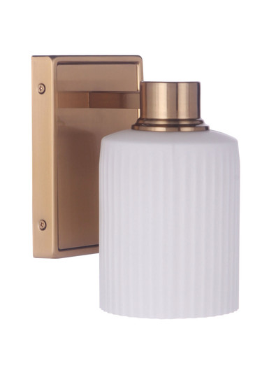 Bretton 1 Light Wall Sconce in Satin Brass (20|12905SB1)