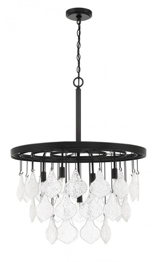 Vesi 5 Light Pendant in Flat Black (20|P981FB5)
