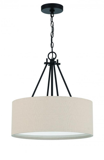 Duke 3 Light 18'' Pendant in Flat Black (20|56593-FB)