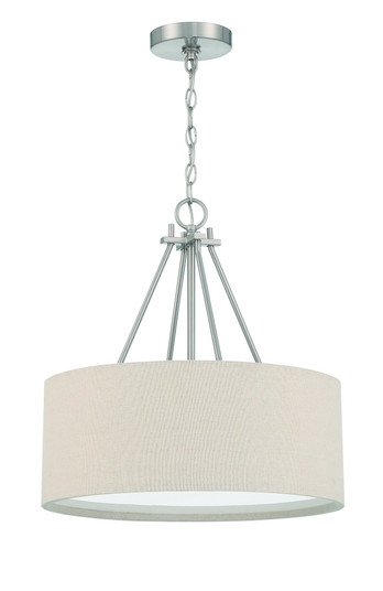 Duke 3 Light 18'' Pendant in Brushed Polished Nickel (20|56593-BNK)