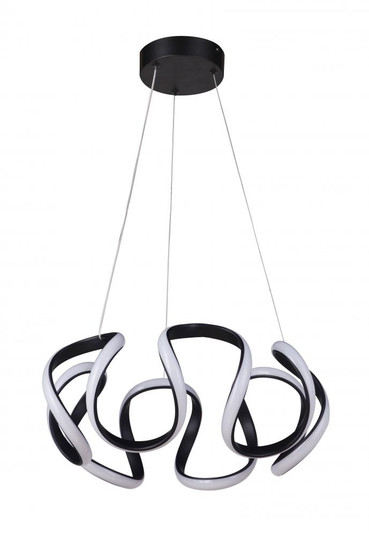Pulse Dimmable LED Pendant in Flat Black (20|55790-FB-LED)