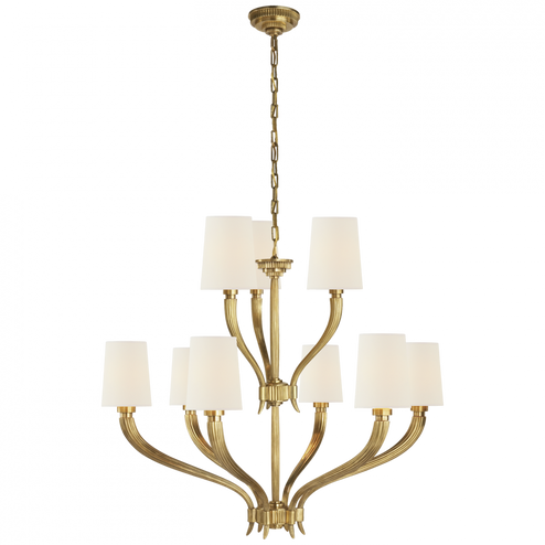 Ruhlmann 2-Tier Chandelier (279|CHC 2465AB-L)