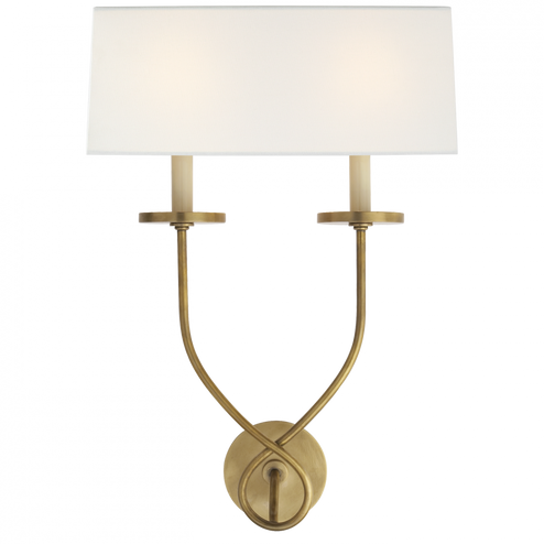 Symmetric Twist Double Sconce (279|CHD 1612AB-L)