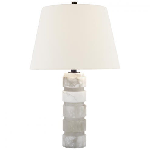 Round Chunky Stacked Table Lamp (279|CHA 8945ALB-L)