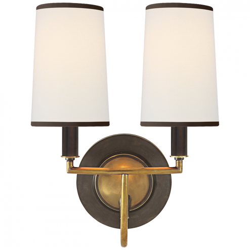 Elkins Double Sconce (279|TOB 2068BZ/HAB-L/BT)