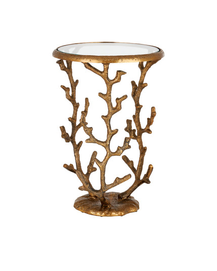 Coral Brass Accent Table (92|4000-0141)