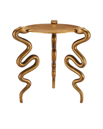 Serpent Brass Accent Table (92|4000-0140)