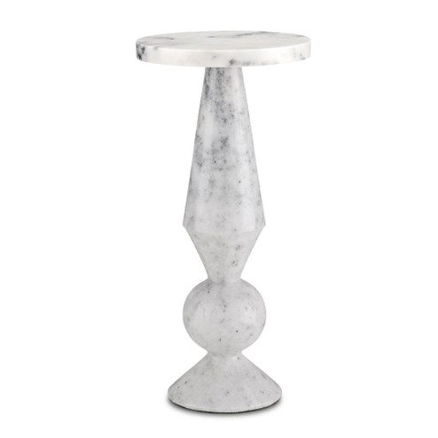 Quince White Marble Accent Table (92|3000-0223)