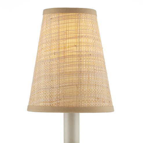 Natural Grasscloth Tapered Chandelier Shade (92|0900-0027)