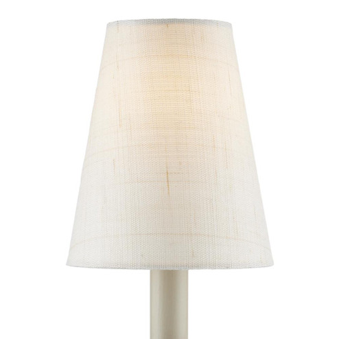 Ivory Fine Grasscloth Tapered Chandelier Shade (92|0900-0025)