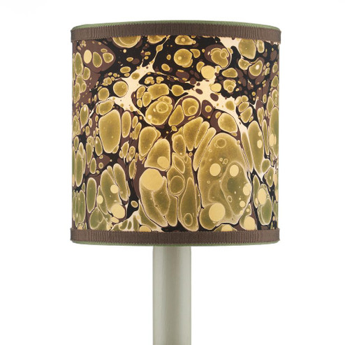 Marble Paper Drum Chandelier Shade - Green/Brown/Gold (92|0900-0022)
