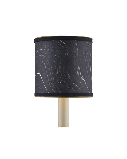 Marble Black Paper Drum Chandelier Shade (92|0900-0020)