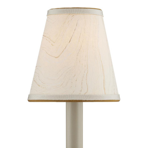 Marble Paper Tapered Chandelier Shade - Cream/Gold (92|0900-0015)