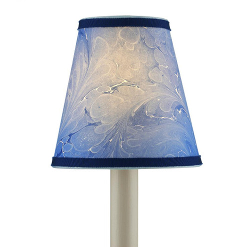 Marble Paper Tapered Chandelier Shade - Blue (92|0900-0013)