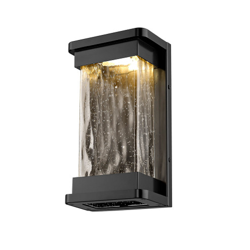Ederle 1-Light Outdoor Wall Sconce Powder Coated Black (670|8301-PBK)