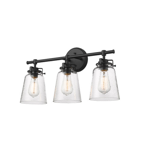 Amberose 3-Light Vanity Matte Black (670|4413-MB)