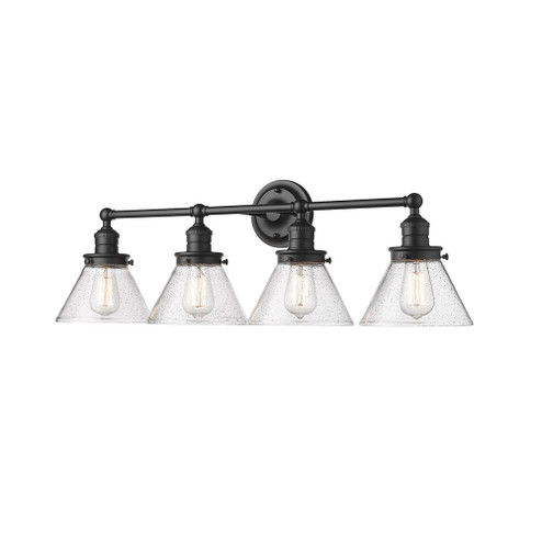 Eyden 4-Light Vanity Matte Black (670|4144-MB)