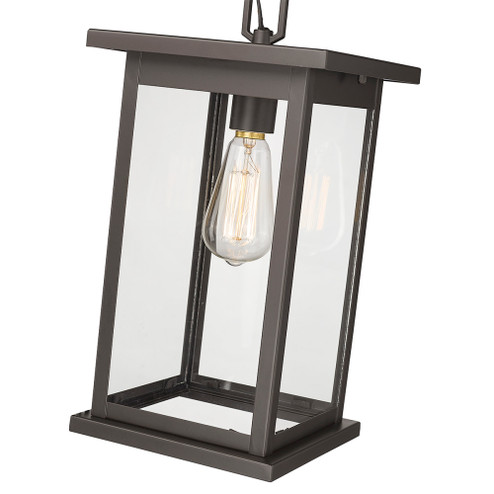 Bowton 1-Light Outdoor Hanging Lantern Powder Coated Bronze (670|4123-PBZ)