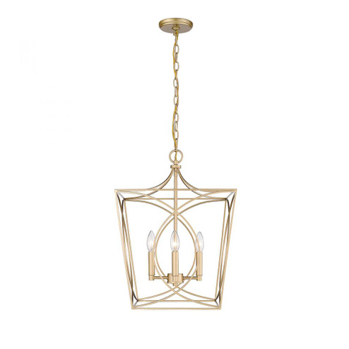 Tracy 4-Light Pendant light Painted Modern Gold (670|4002-PMG)