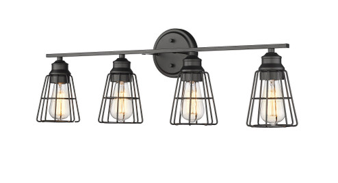 4-Light Vanity Matte Black (670|3384-MB)