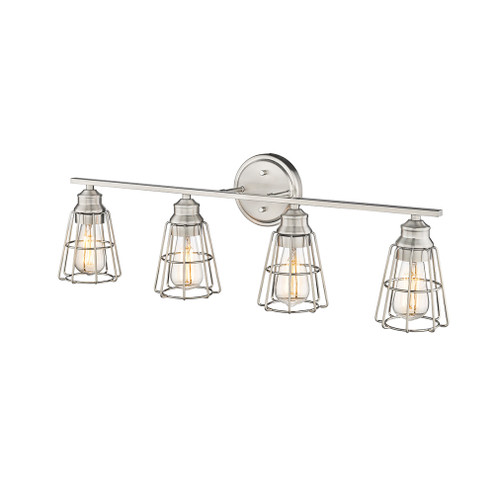 4-Light Vanity Brushed Nickel (670|3384-BN)